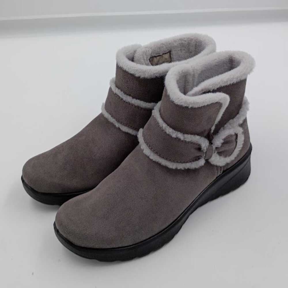 BZees Women's Glaze Ankle Boot, Granite Grey, 7